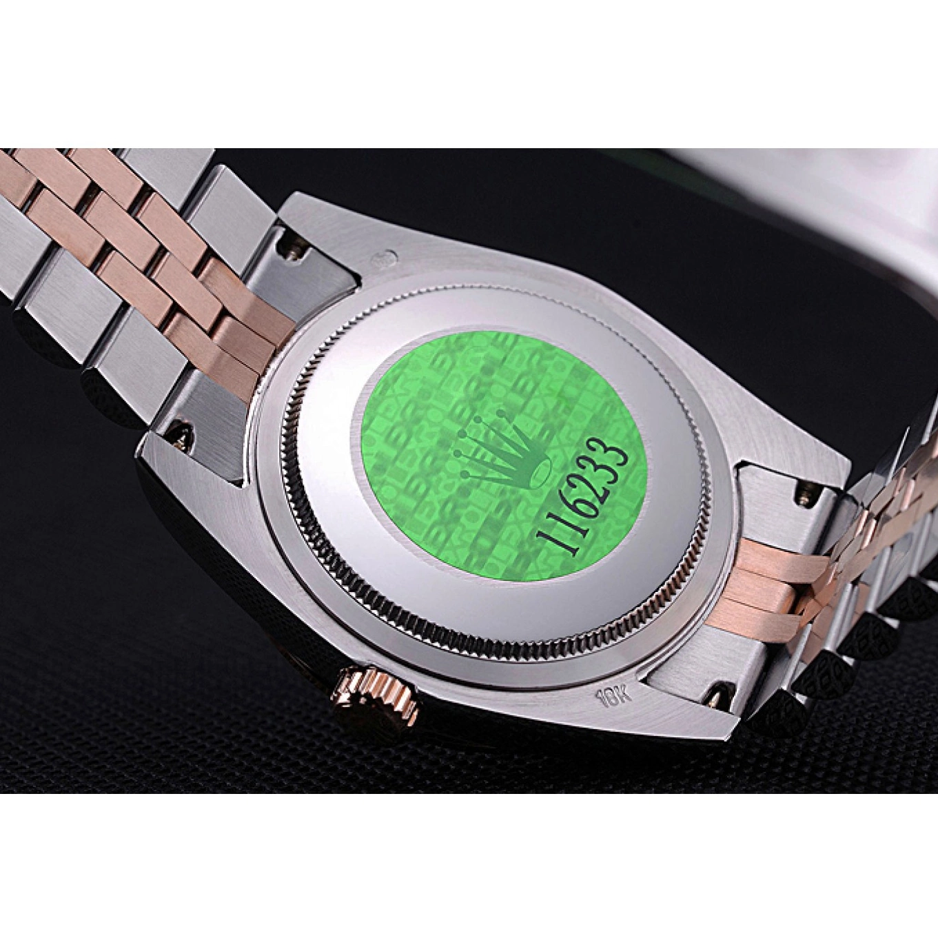 Aaa replica Stainless Gold Dial 622544 Bracelet Steel Rolex and White DateJust 0729